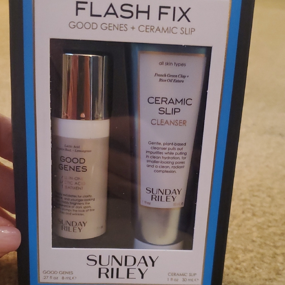 Sunday Riley Flash Fix Set - Good Genes and Ceramic Slip